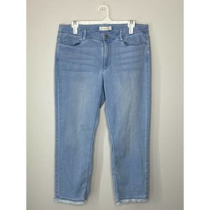 J. Jill Authentic fit Cropped jeans sz8